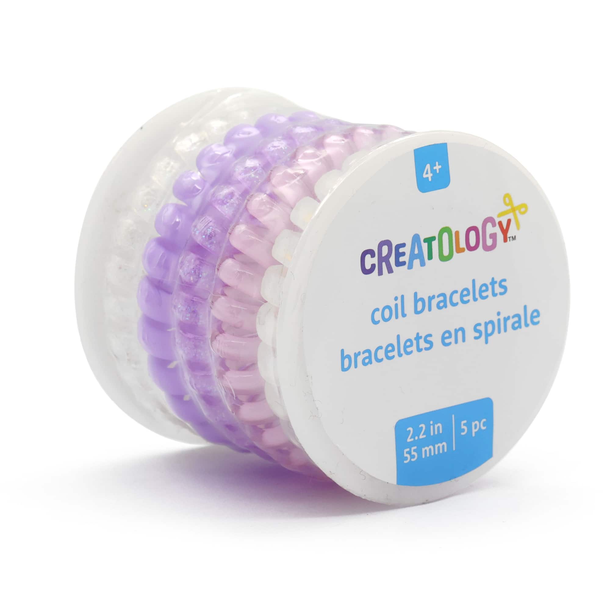 12 Packs: 5 ct. (60 total) Unicorn Coil Bracelets by Creatology™